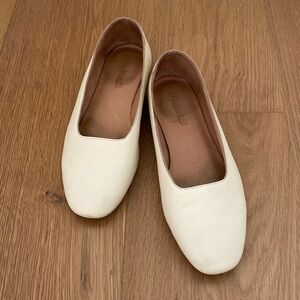 Madewell ivory flats